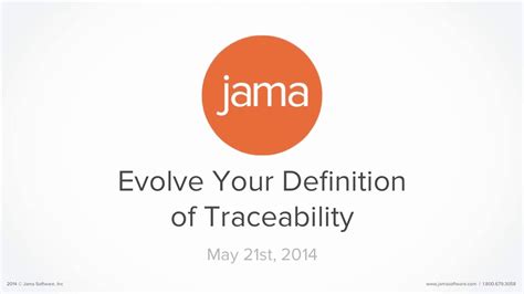 Evolve Your Definition Of Traceability Jama Software