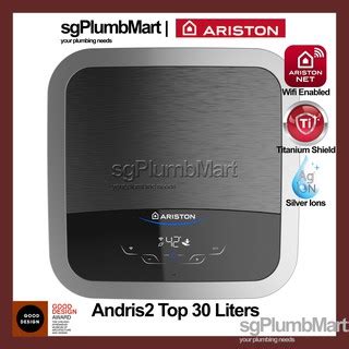 Ariston X Sgplumbmart Andris Top Liters Wifi Enabled Storage Water