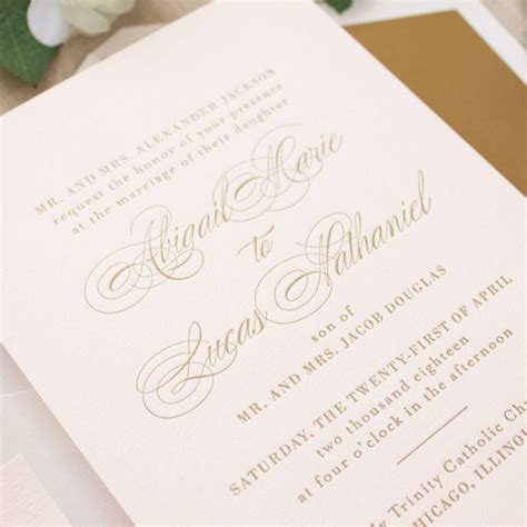 Traditional Wedding Invitations Jenniemarieweddings