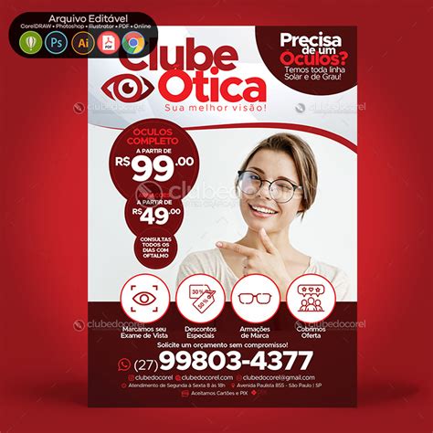 Tica Panfleto Flyer Clube Do Corel