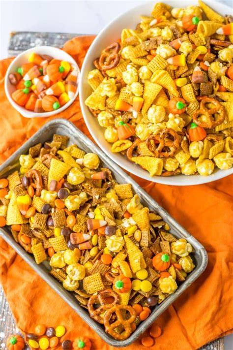 Fall Chex Mix Balancing Motherhood