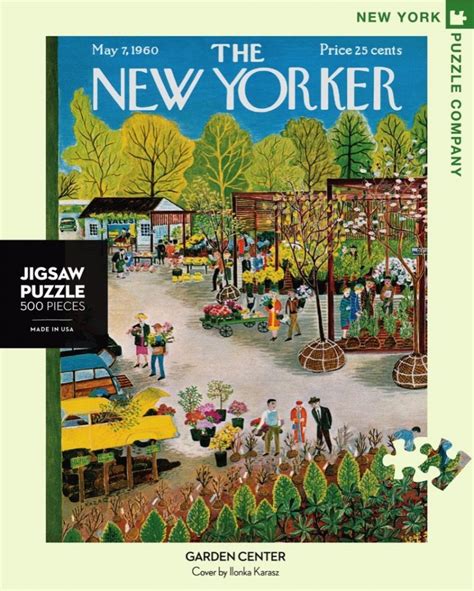 The New York Puzzle Company Garden Centre 500 Piece Puzzle