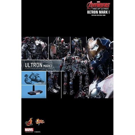 Boneco Ultron Mark I Vingadores Era De Ultron Escala MMS Hot Toys CD Toyshow