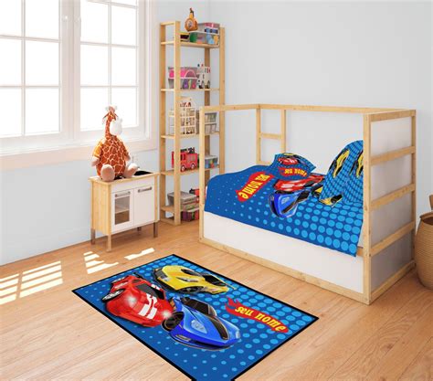 Kit Lençol Hot Wheels Tapete Hot Wheels Almofada Hot Wheels