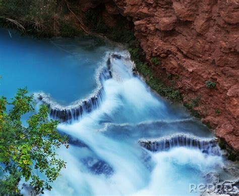 Poster Berge und Wasserkaskaden nach Maß myredro de