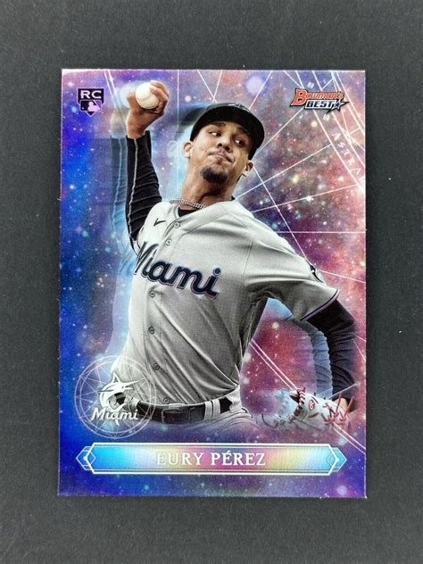 2023 Bowman S Best Astral Projections AP 15 Eury Perez RC Rookie Miami