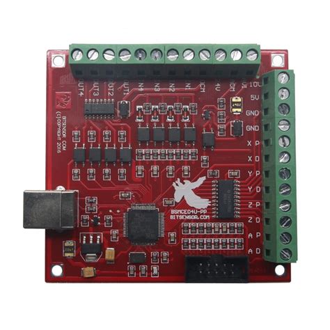 Cnc Usb Mach3 100khz Breakout Board 4 Axis Interface Driver Motion