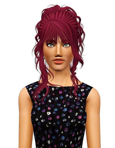 Newsea S Ferris Wheel Hairstyle Retextured By Pocket Sims Hairs