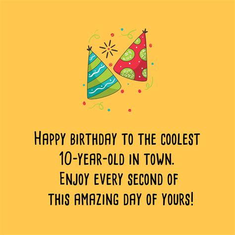 Cute Birthday Messages For 10 Years Old Top Happy Birthday Wishes