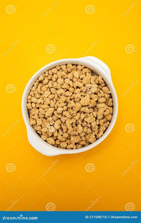 Dry Uncooked Soya In White Small Bowl Stock Photo Image Of Fake Bean