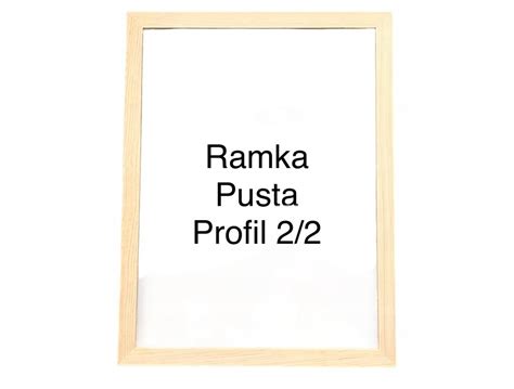 Ramka Drewniana X Rama Pusta Na Podobrazie Puzle Plakat Obraz