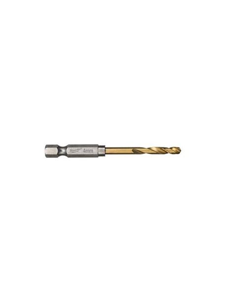 Milwaukee Punta Metallo HSS G TITANIO SHOCKWAVE 4 Mm