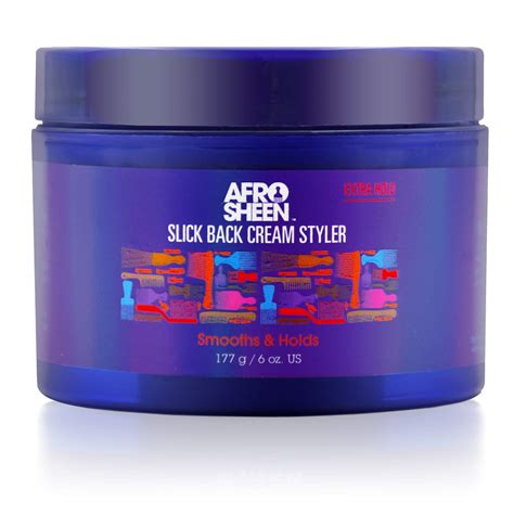 Afro Sheen Slick Back Cream Styler Contains Shea Butter To Smooth And Holds 6 Oz