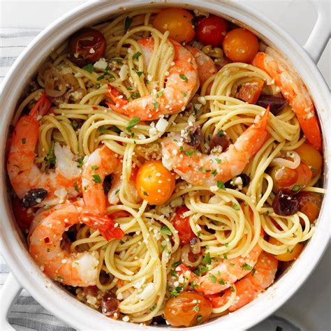 Shrimp Spaghetti With Cherry Tomatoes Recipe How To Make It