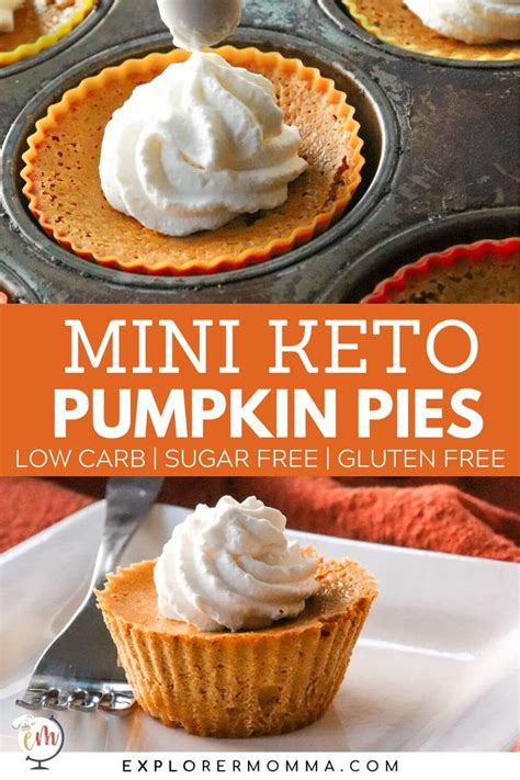 Mini Keto Pumpkin Pie Recipe A Delightful Low Carb Dessert For Fall