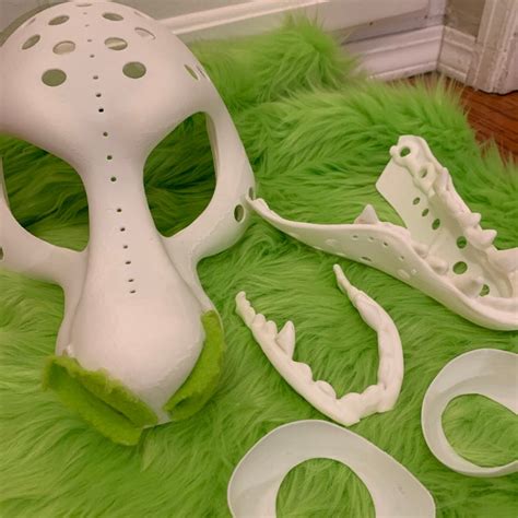 Wickerbeast Toony 3d Printed Fursuit Headbase Print To Order Etsy