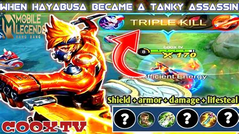 Hayabusa Gameplay New Best Build Tanky Type Assassin YouTube