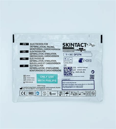 Skintact Adult Defib Pads Compatible With Philips Heartstart Fr2fr2