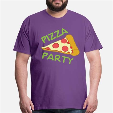 Pizza Party Shirt Men’s Premium T Shirt Spreadshirt