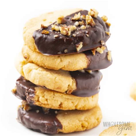 Keto Shortbread Almond Flour Cookies Wholesome Yum