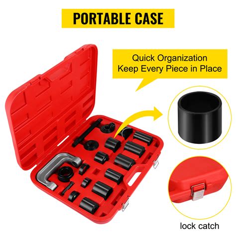 Vevor 21pcs Ball Joint Kit Deluxe Auto Repair Ball Joint Removal Tool Installing Master Adapter