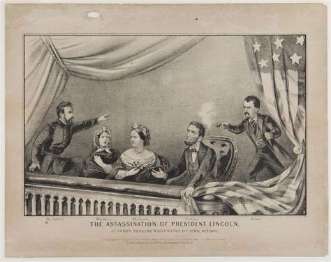 The Assassination Of President Lincoln At Ford S Theatre Washington D