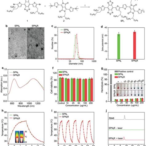 Schematic Illustration Of Semiconducting Polymer Nanoadjuvant SPNIIR