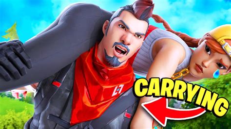 Carrying My Fortnite Girlfriend Youtube