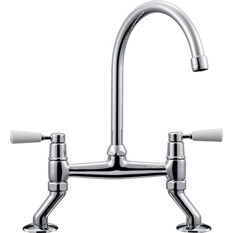 Franke Bridge Lever Chrome Twin Lever Kitchen Sink Mixer Tap Kitchen