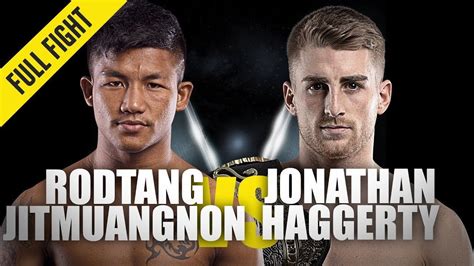 Rodtang Vs Jonathan Haggerty One Full Fight Bringing The Belt Back