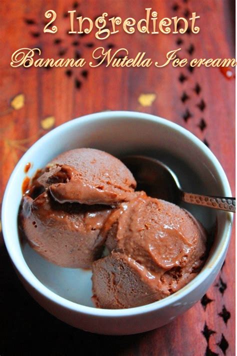 Banana Nutella Ice Cream Recipe