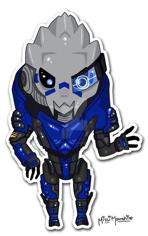 Mass Effect Chibis Garrus By Missi Moonshine On Deviantart