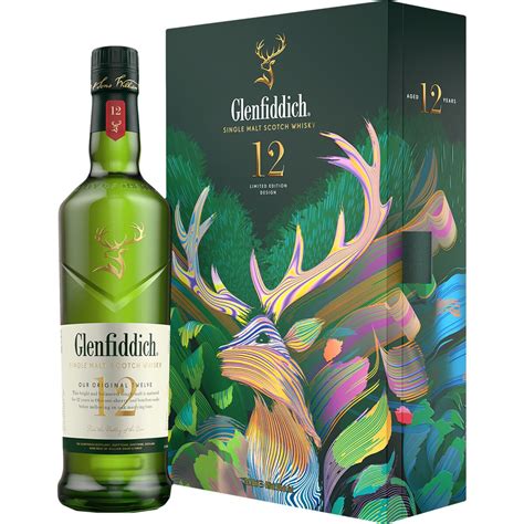 Whisky escocés de malta 12 años botella 70 cl GLENFIDDICH