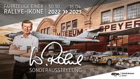 Fahrzeuge der Rallye Ikone Walter Röhrl im Technik Museum Speyer