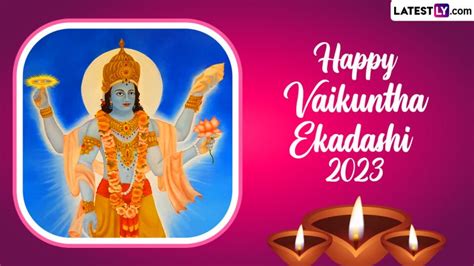 Vaikuntha Ekadashi 2023 Greetings: Bhagwan Vishnu Photos, Videos ...