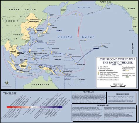 World War 2 Map Pacific