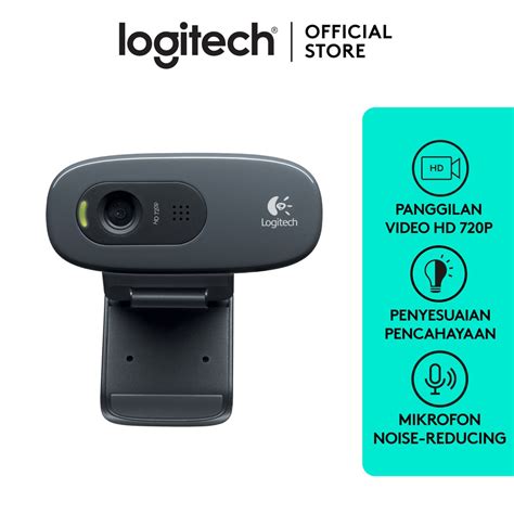 Jual Logitech C270 HD Webcam HD 720p Shopee Indonesia