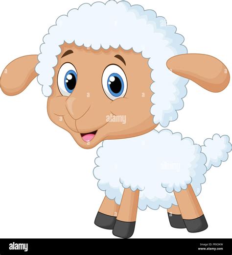 Baby sheep cartoon Stock Vector Image & Art - Alamy