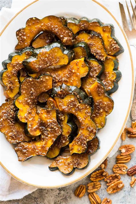 Baked Acorn Squash Slices 30 Minutes