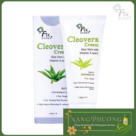 CHÍNH HÃNG Kem Dưỡng Da Mặt Fixderma Cleovera Cream 60g Shopee