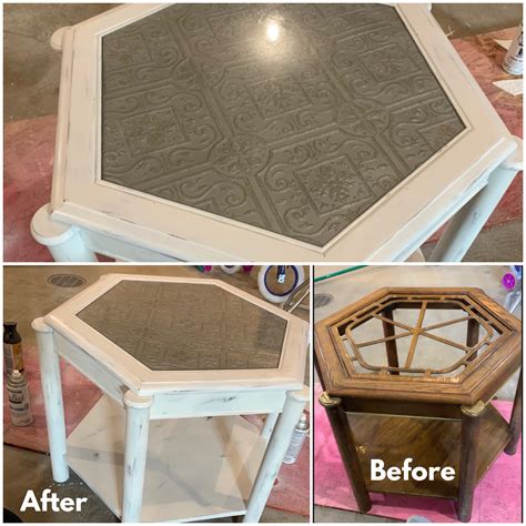 Refinishing End Table Diy End Tables Glass Top End Tables Diy Table