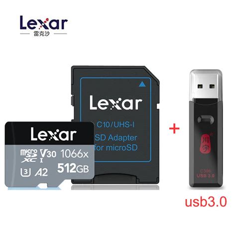 Lexar Tarjeta De Memoria Micro SDXC 106x Profesional Tarjeta De UHS I