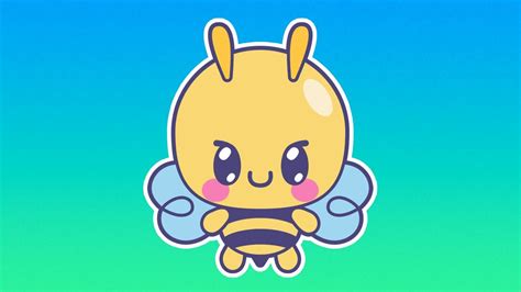 COMO DIBUJAR UNA ABEJA KAWAII FACIL Dibujos Kawaii Dibujos Fáciles