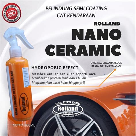 Jual Pengkilap Body Motor Mobil Glossy Kit Permanen Rolland Nano