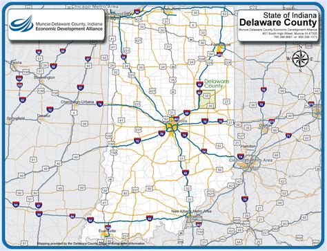 Area Maps Muncie Delaware County Indiana Economic Development Alliance