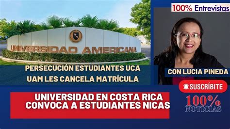 UAM retira matrícula a estudiantes UCA Universidad en Costa Rica