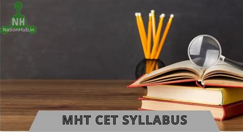 MHT CET Syllabus 2025 for Physics, Chemistry, Maths & Biology