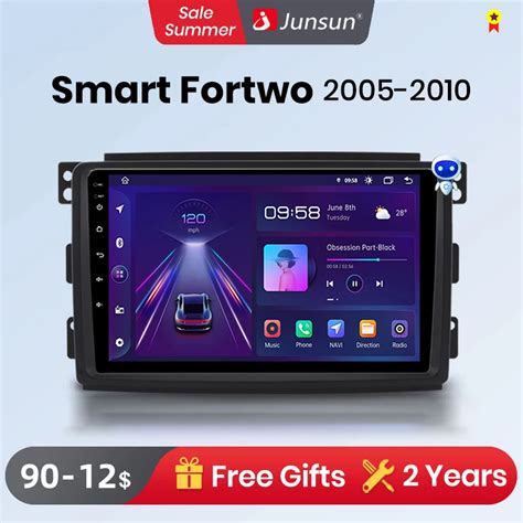 Junsun V Pro Ai Stimme Din Android Auto Radio F R Smart Fortwo