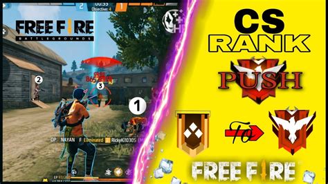 Free Fire 🔥 Cs Rank Push 🥵 Gold To Herohic 🗿 10 Hour Push 👻 Garena Free Fire Youtube