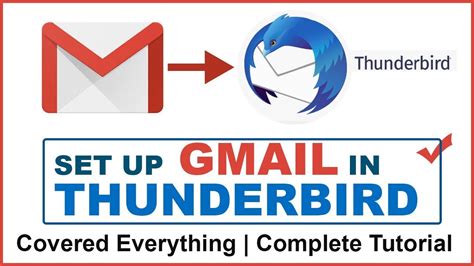 How To Setup Gmail In Mozilla Thunderbird Configure Gmail In